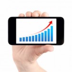 Smartphone and rising graph from iStockphoto Smartphone and rising graph from iStockphoto