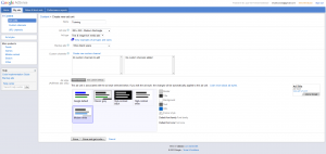 Google AdSense ad unit creator