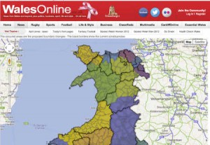 Wales Online boundary change map